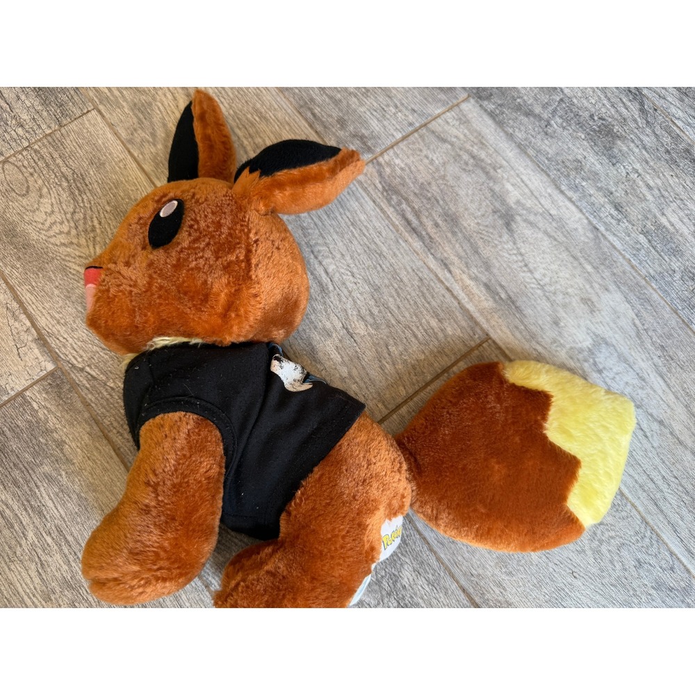 Build A Bear Eevee Plush 16" Pokemon Stuffed Animal Toy w Shirt BAB No Sound